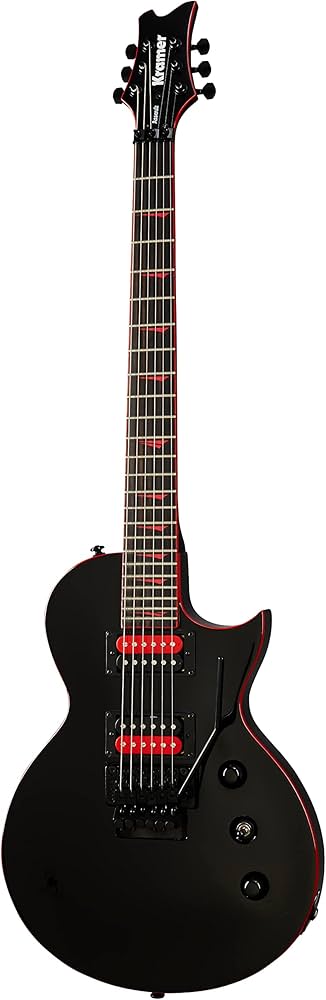Kramer Assault 220 Electric Guitar, Floyd Rose Tremolo, Black with